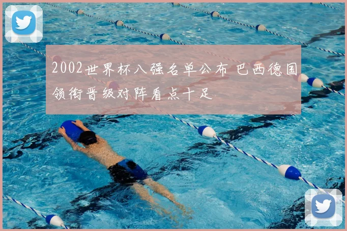2002世界杯八强名单公布 巴西德国领衔晋级对阵看点十足